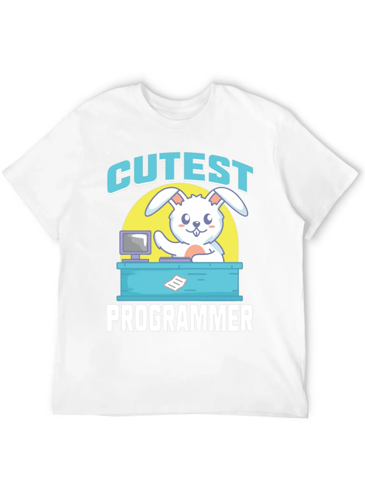 Cutest Programmer Graphic T-Shirt - Bunny Coder Tee product image 11