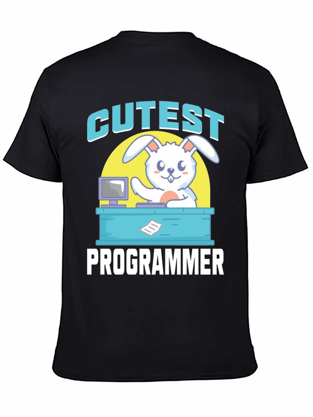 Cutest Programmer Graphic T-Shirt - Bunny Coder Tee product image 4