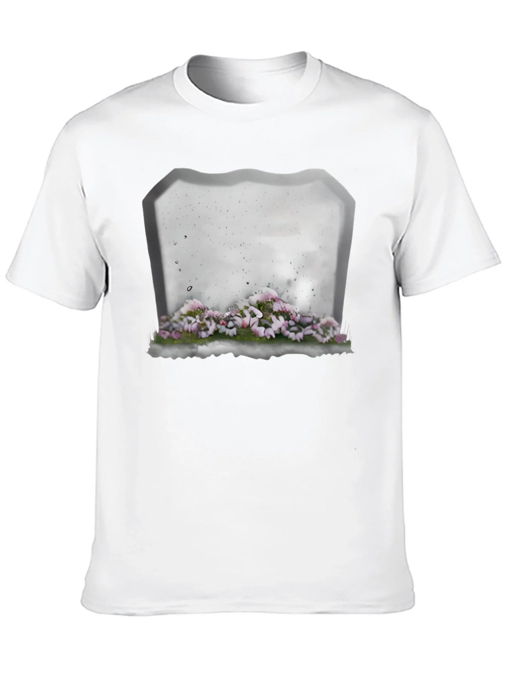 Floral Tombstone T-Shirt - Gothic Style product image 9