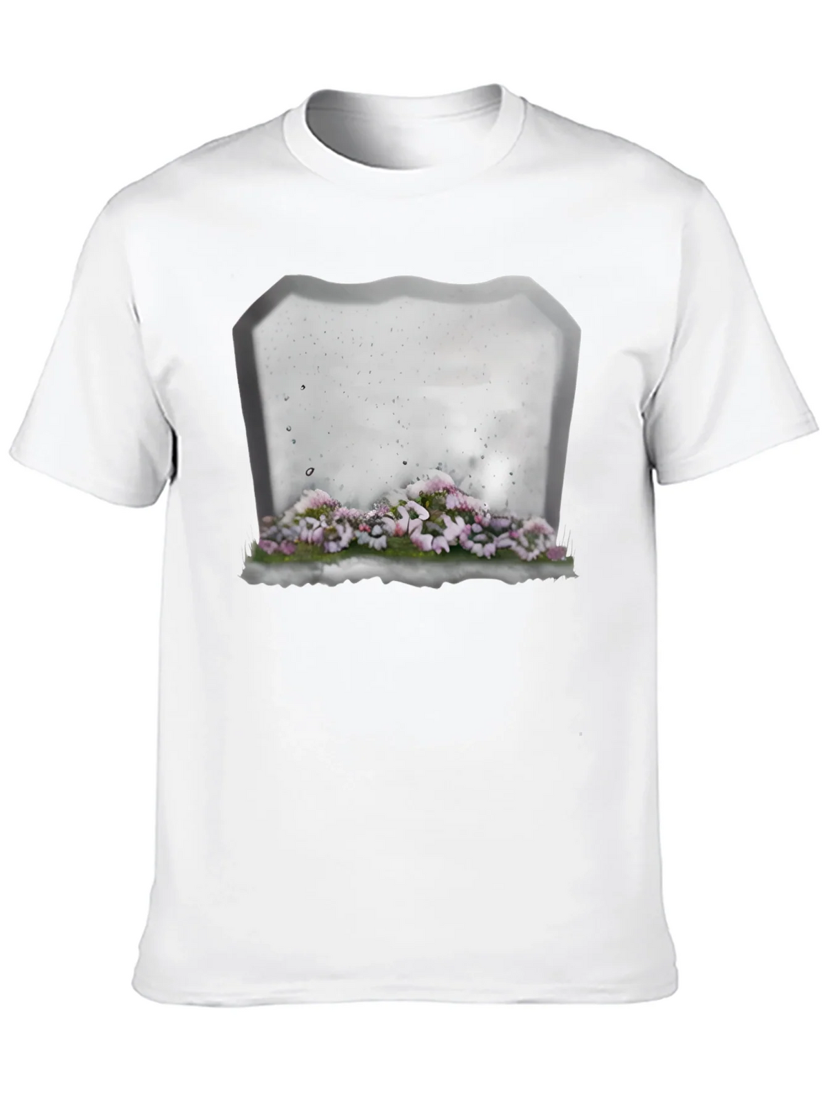 Floral Tombstone T-Shirt - Gothic Style product image 9