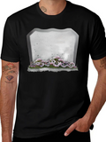 Floral Tombstone T-Shirt - Gothic Style product image 1