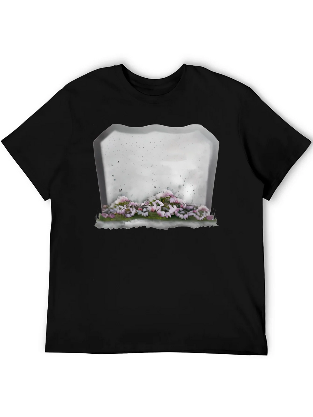 Floral Tombstone T-Shirt - Gothic Style product image 5