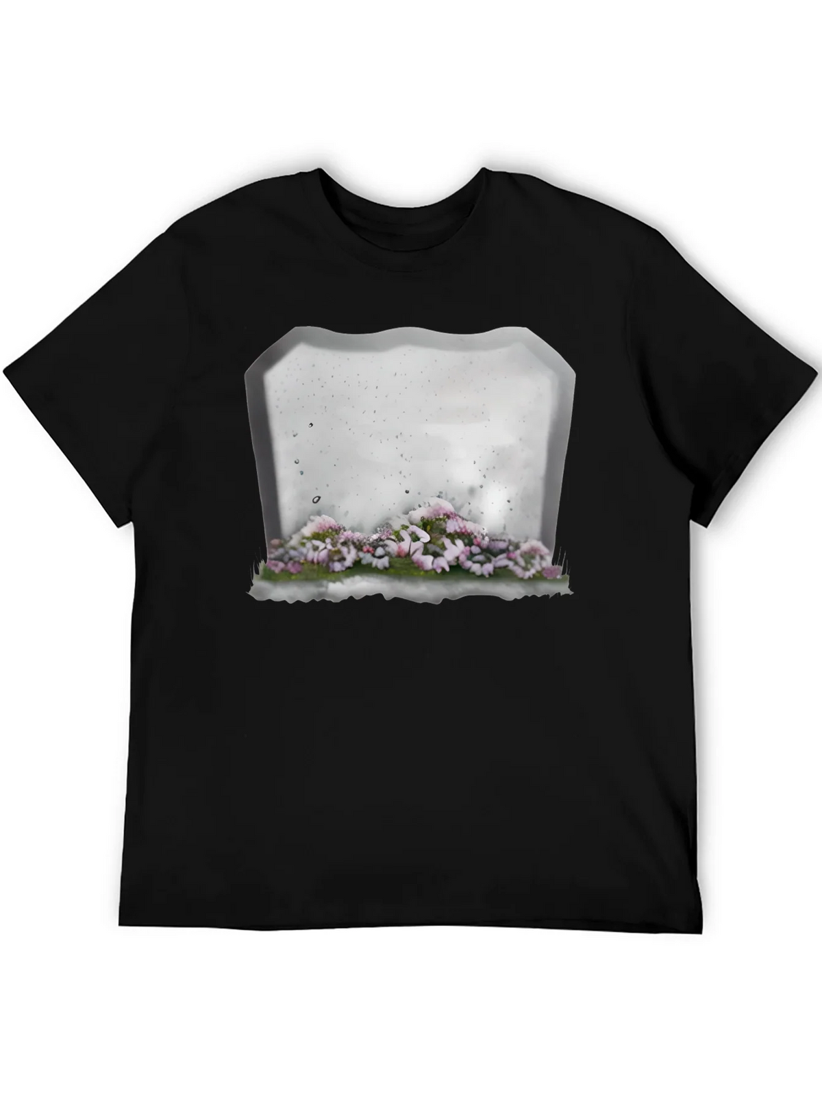 Floral Tombstone T-Shirt - Gothic Style product image 5