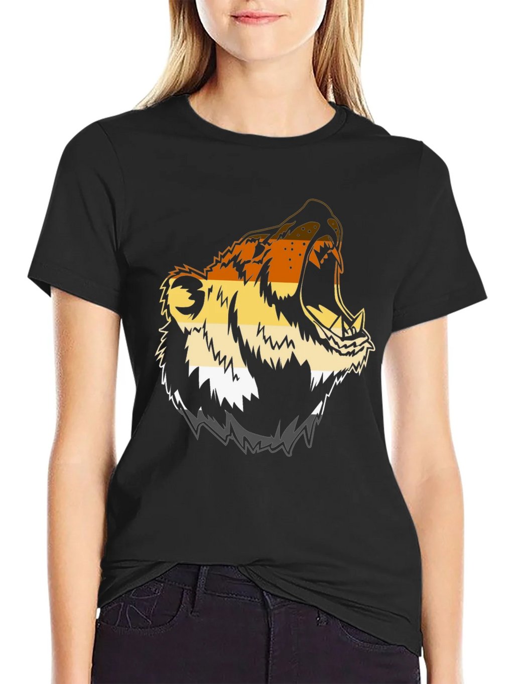 Bear Pride Graphic T-Shirt - Black product image 2