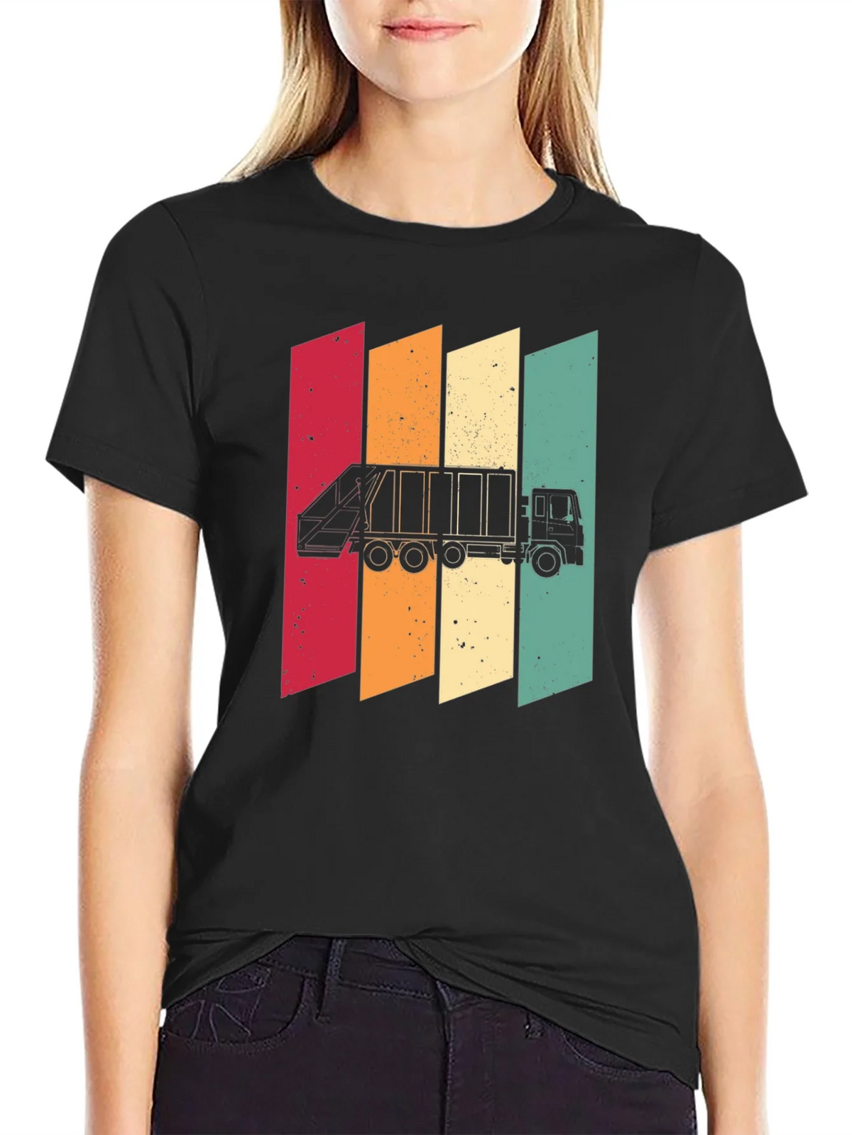 Retro Style Garbage Truck T-Shirt product image 2
