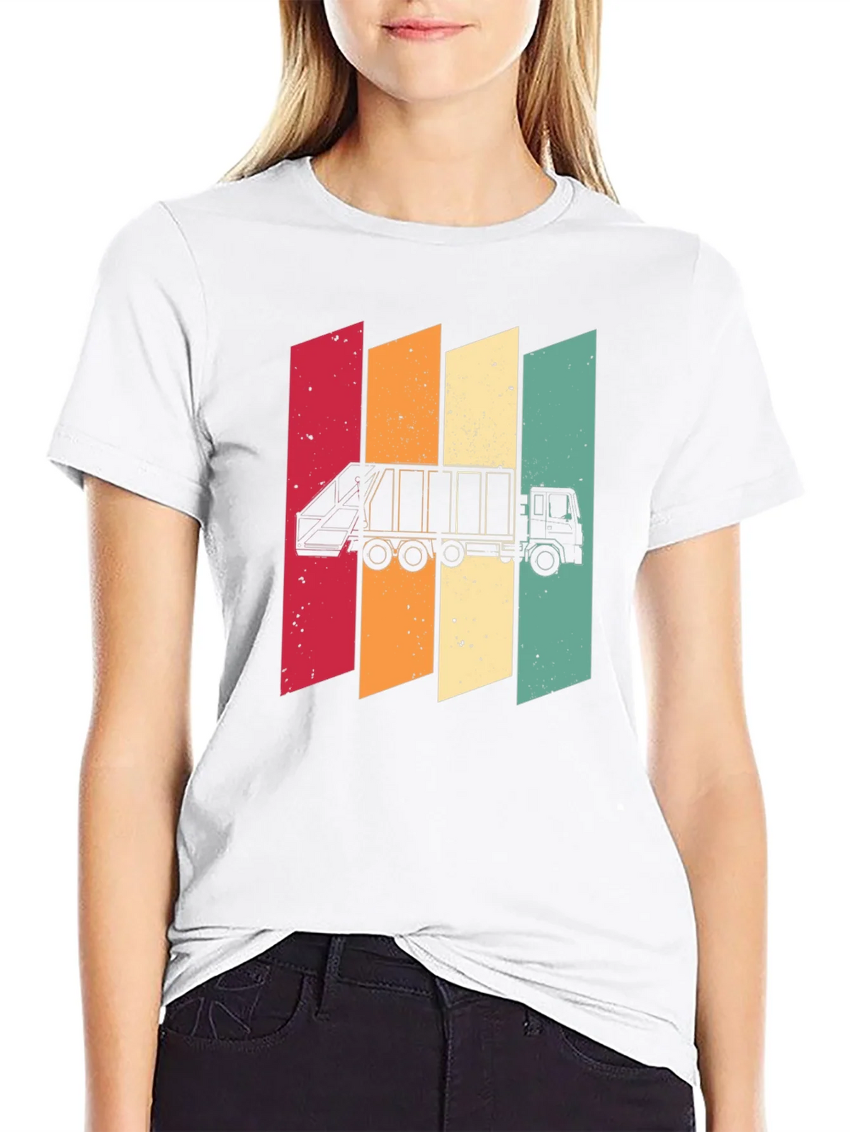 Retro Style Garbage Truck T-Shirt product image 8