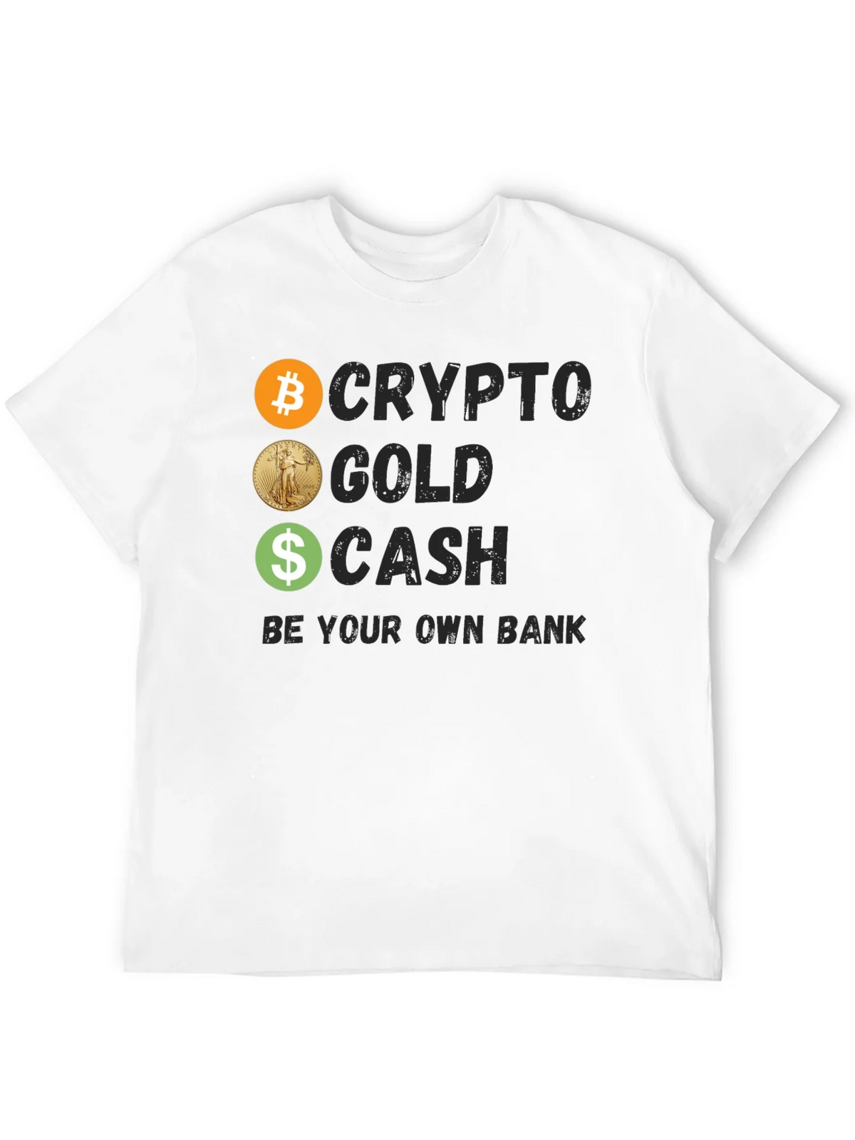 Crypto Gold Cash Tee - Be Your Own Bank product image 11