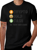 Crypto Gold Cash Tee - Be Your Own Bank product image 1