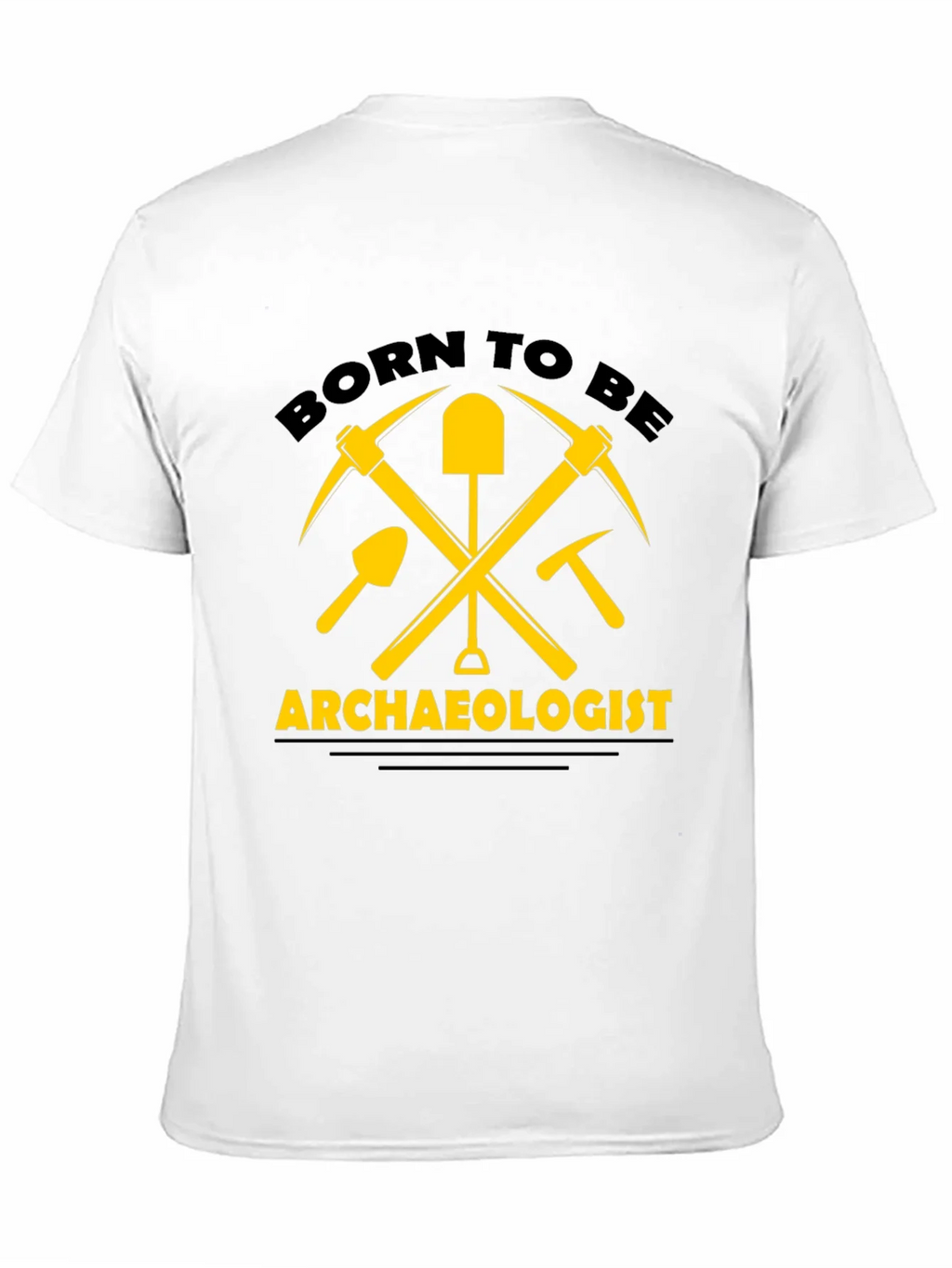 Born to be Archaeologist T-Shirt - Black Cotton product image 10