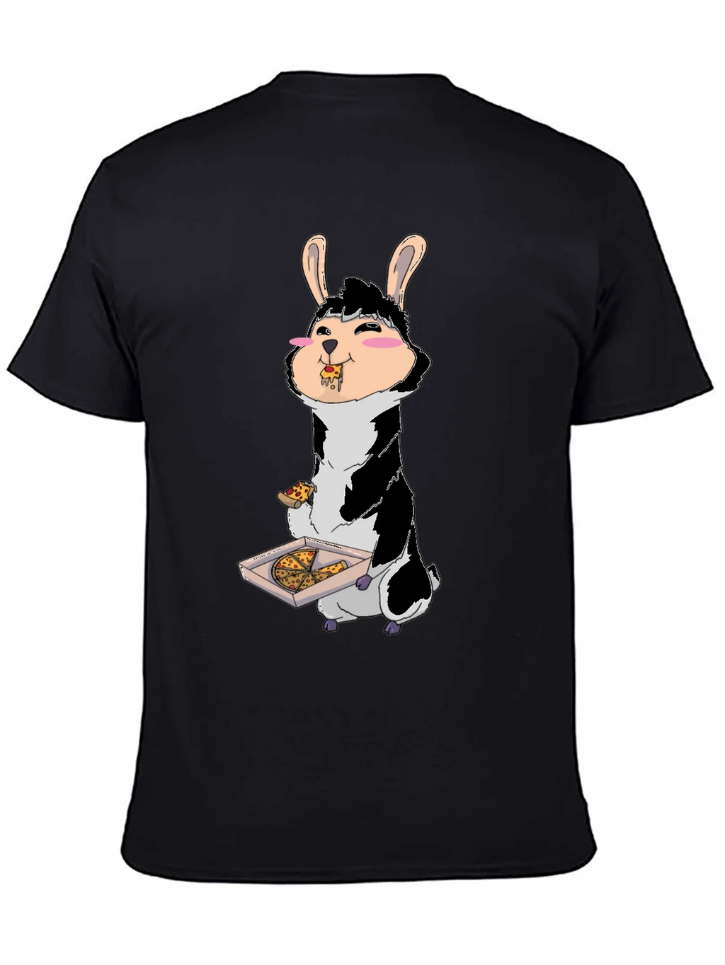 Pizza Eating Bunny T-Shirt product image 4