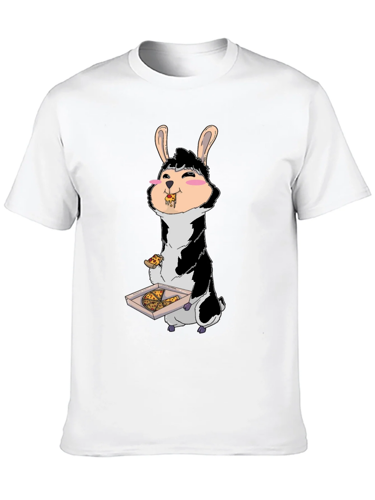 Pizza Eating Bunny T-Shirt product image 9