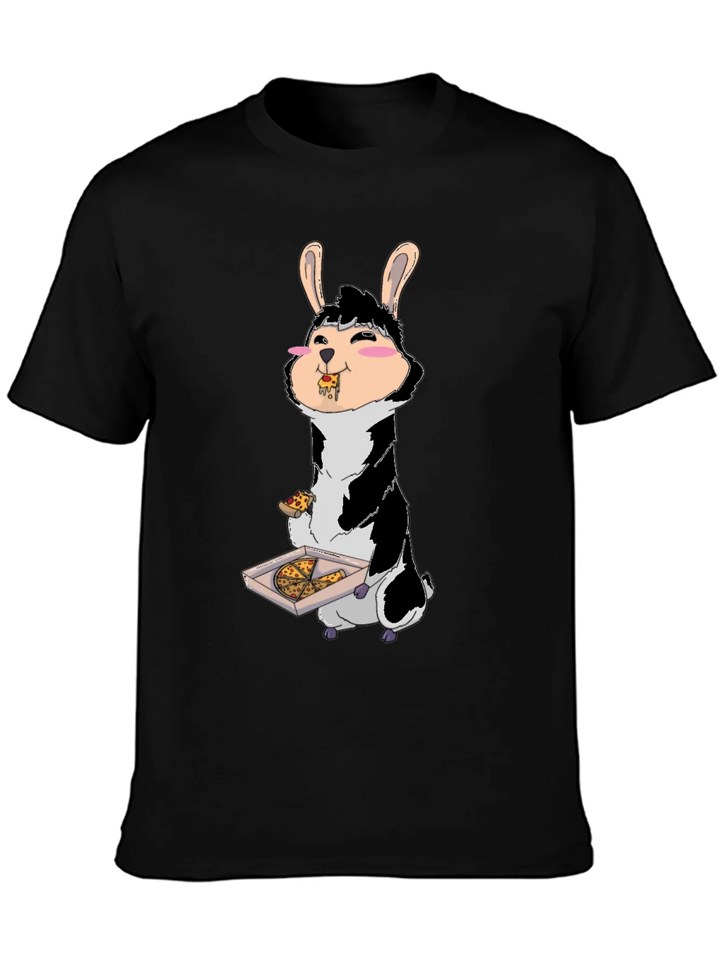 Pizza Eating Bunny T-Shirt product image 3