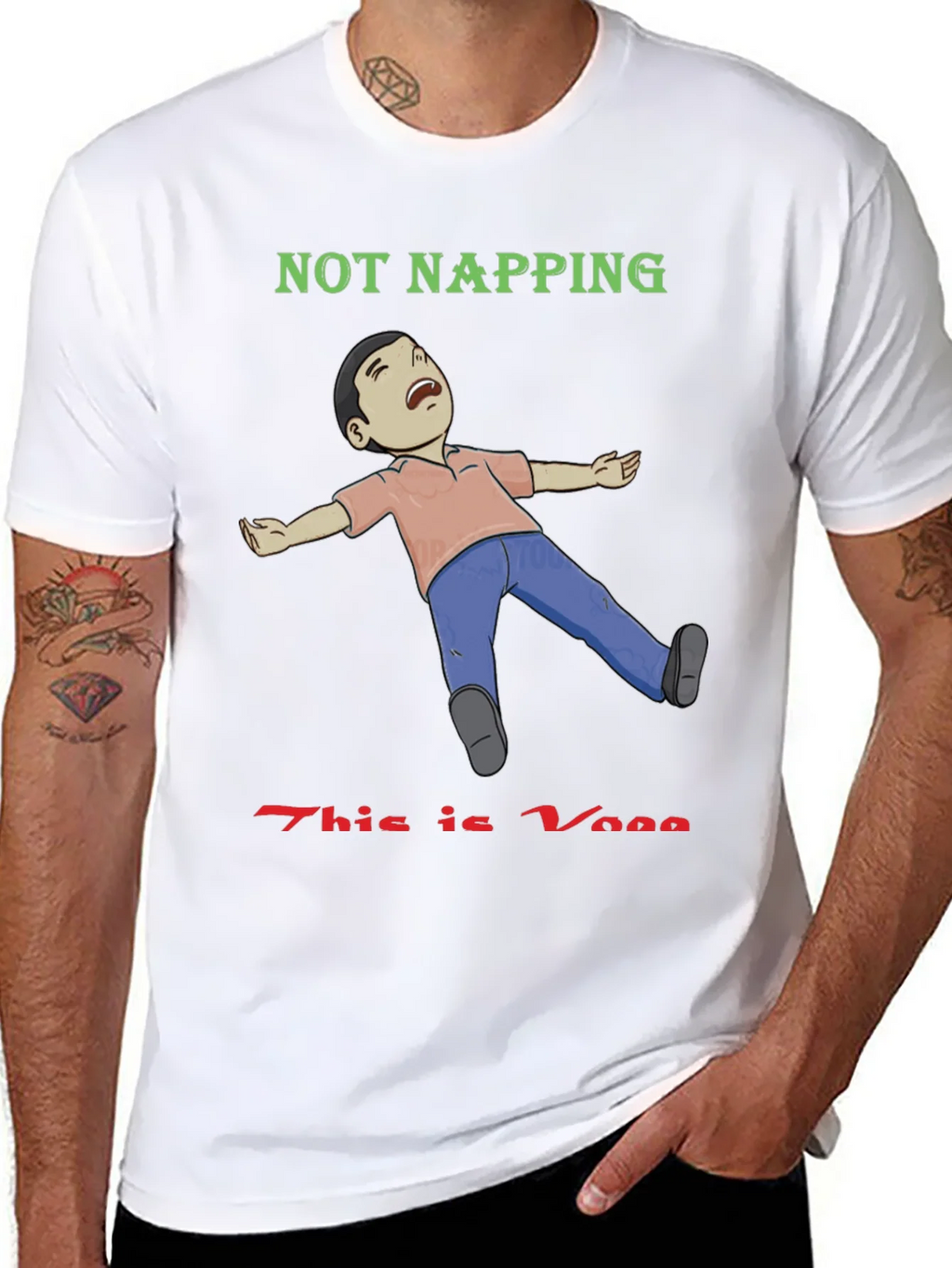 Not Napping This is Yoga T-Shirt product image 7