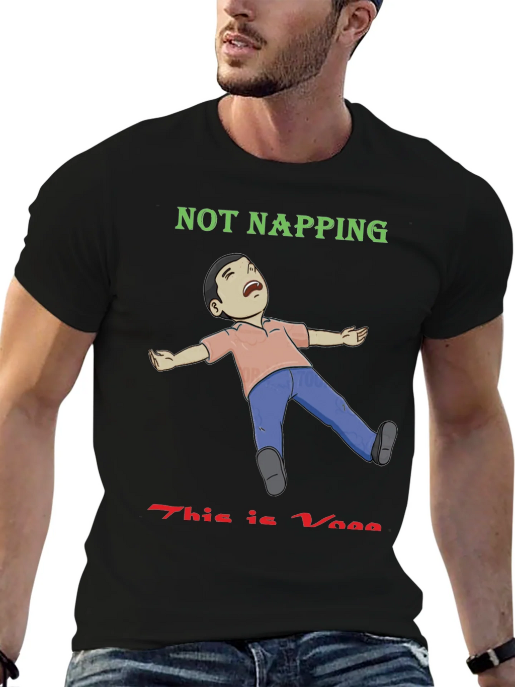 Not Napping This is Yoga T-Shirt product image 6