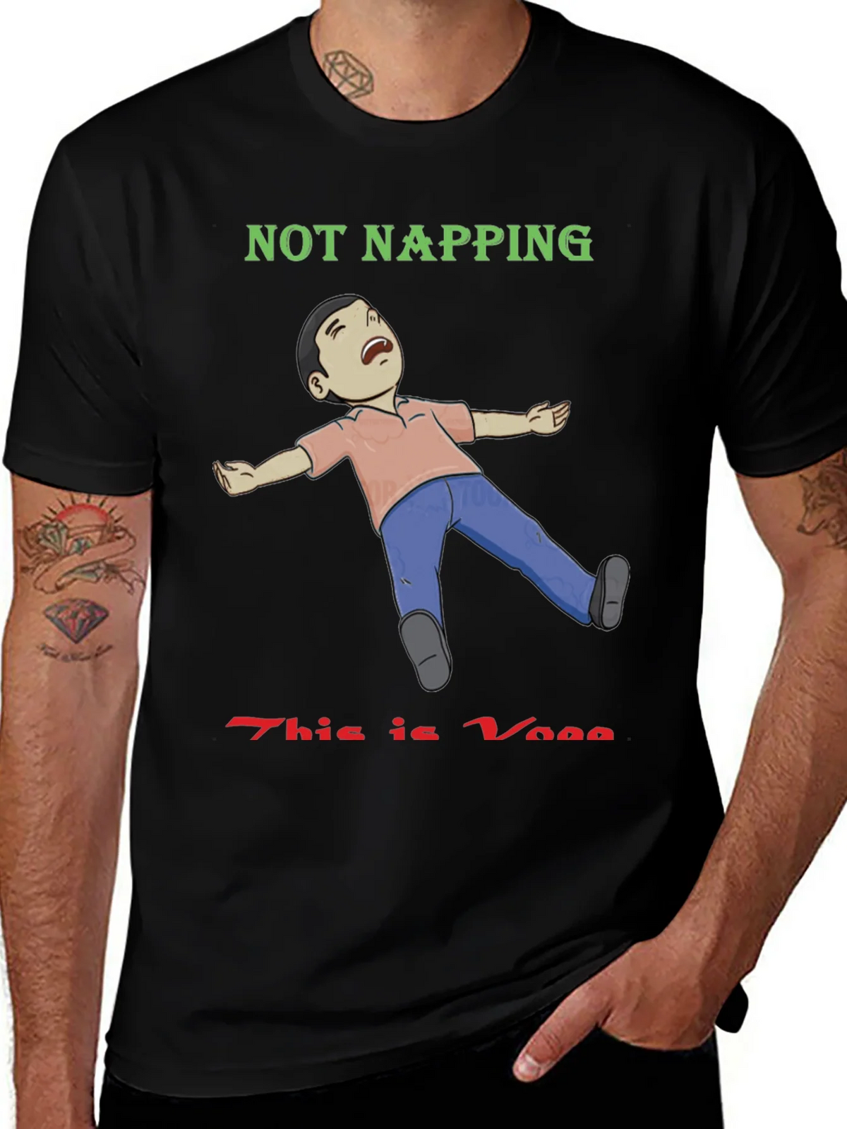 Not Napping This is Yoga T-Shirt product image 1