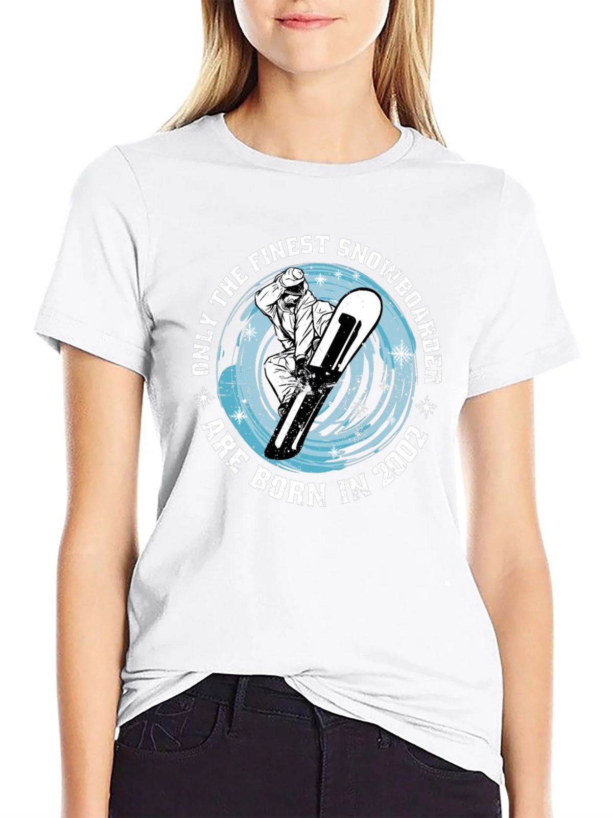 Finest Snowboarder Born in 2002 T-Shirt product image 8