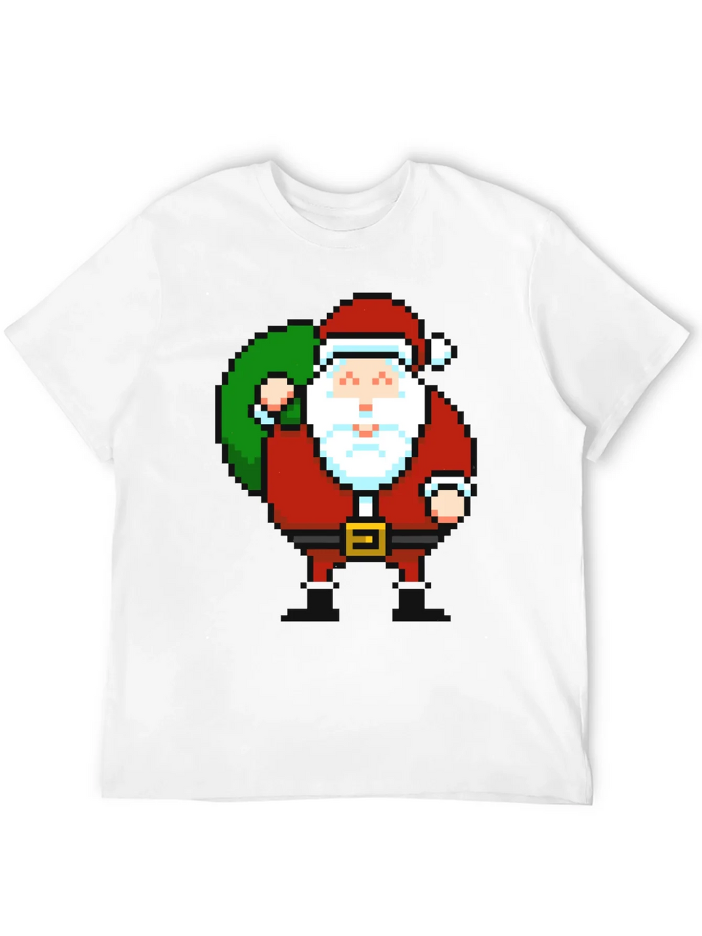Pixel Santa T-Shirt - Retro Holiday Style product image 11