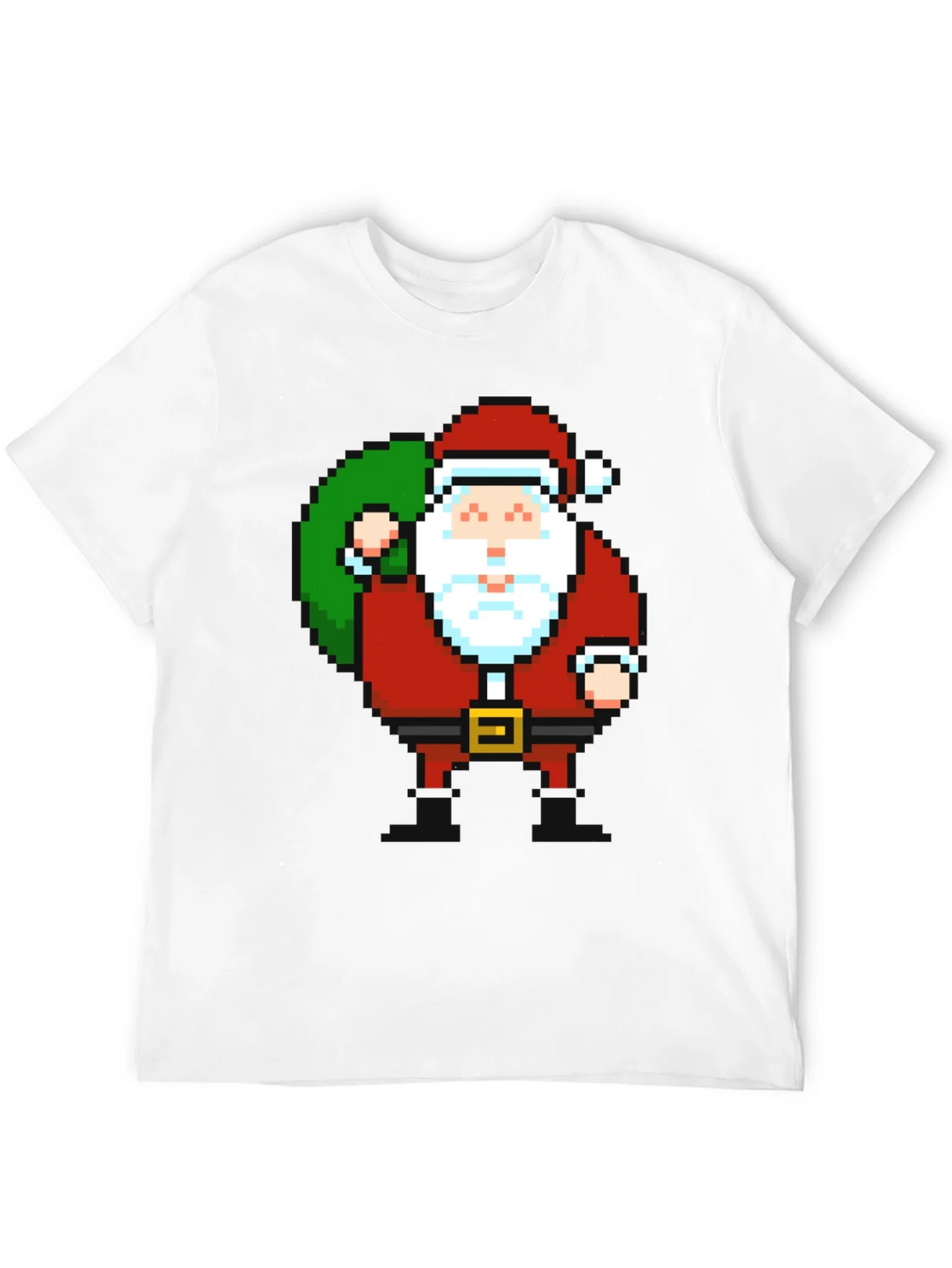 Pixel Santa T-Shirt - Retro Holiday Style product image 11