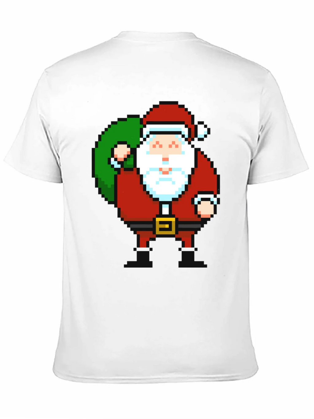 Pixel Santa T-Shirt - Retro Holiday Style product image 10