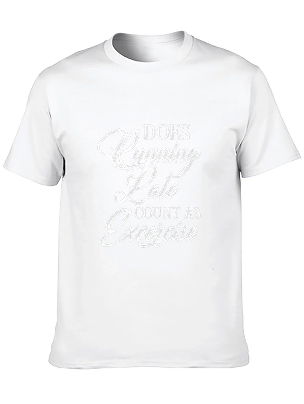 Running Late Exercise T-Shirt - Funny Workout Tee product image 9
