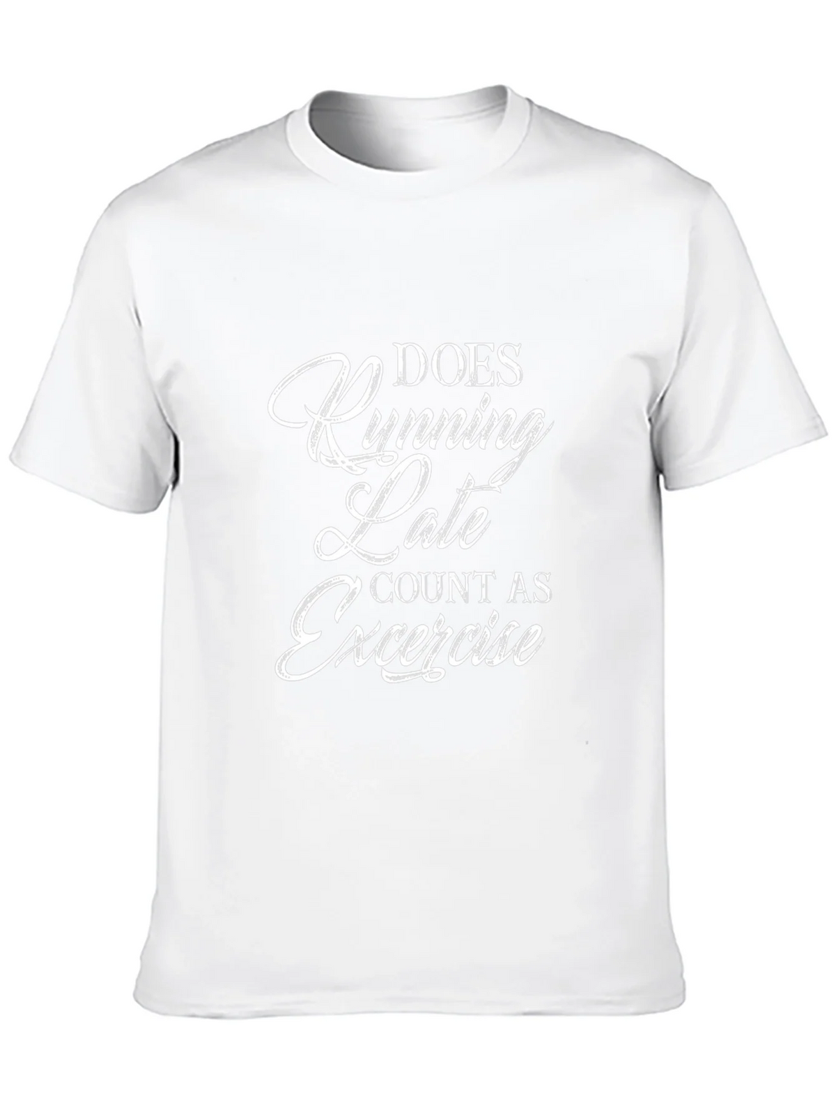 Running Late Exercise T-Shirt - Funny Workout Tee product image 9
