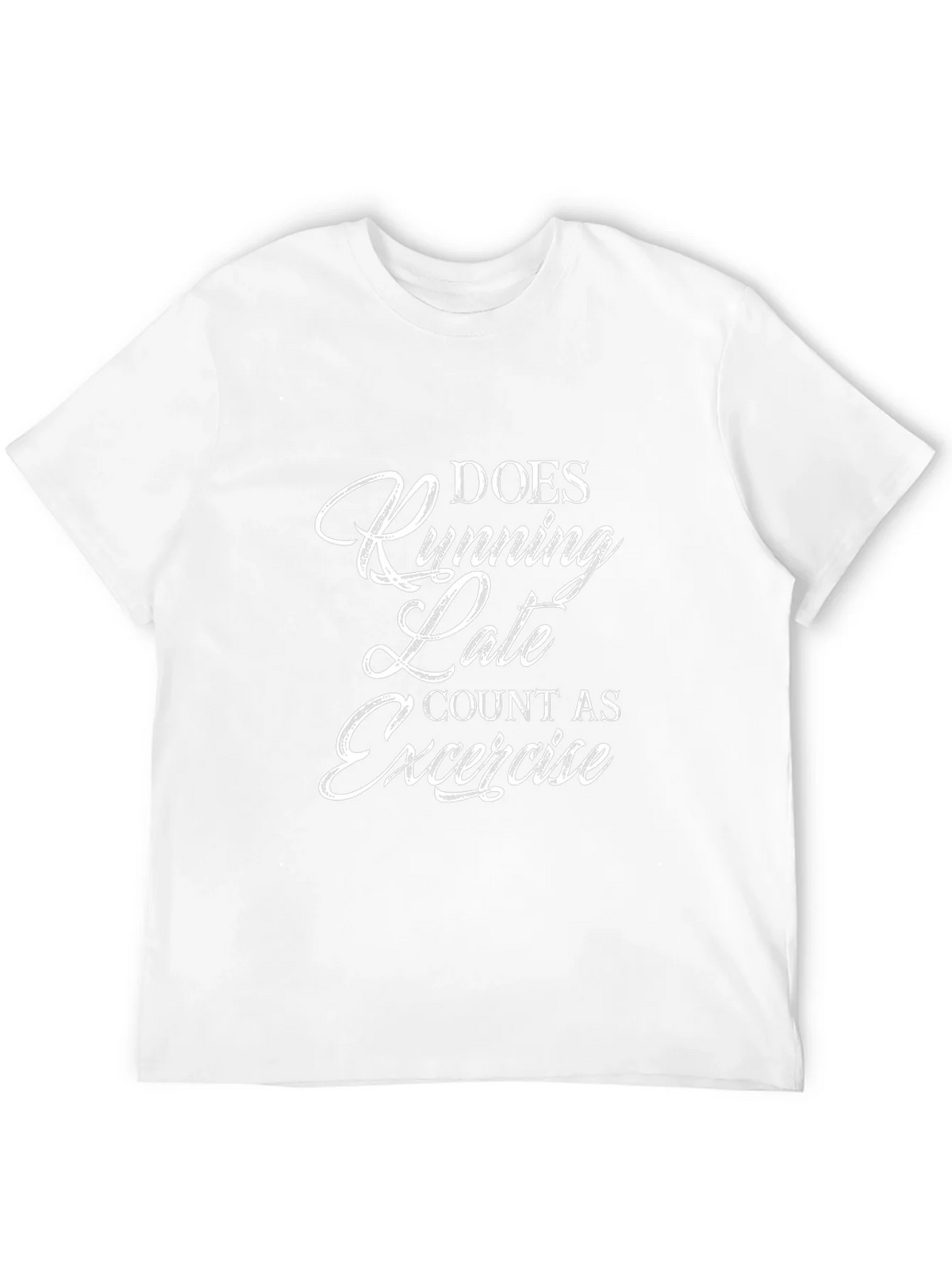Running Late Exercise T-Shirt - Funny Workout Tee product image 11