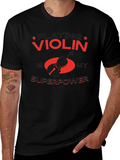 Violin Superpower T-Shirt - Musician Gift product image 1