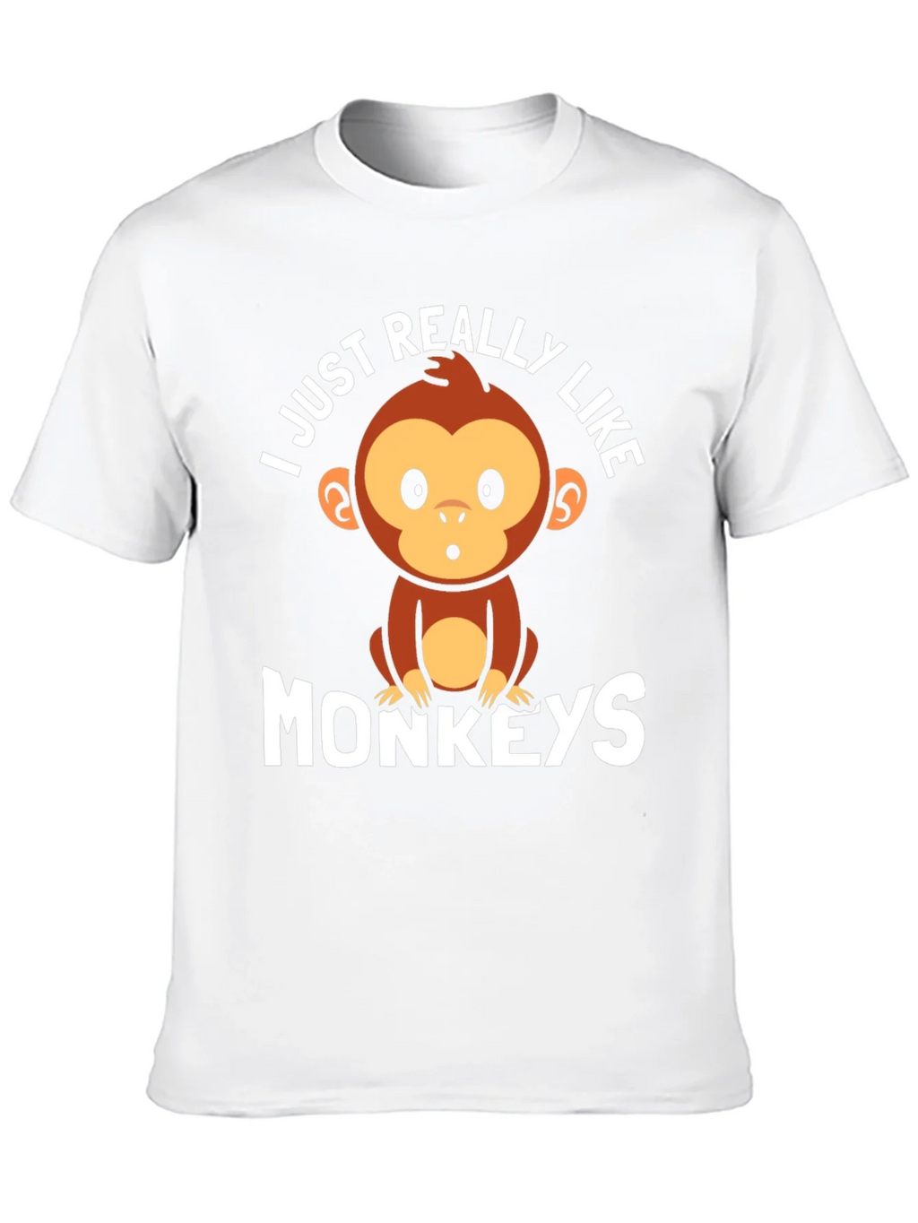 I Just Really Like Monkeys Graphic Tee product image 9