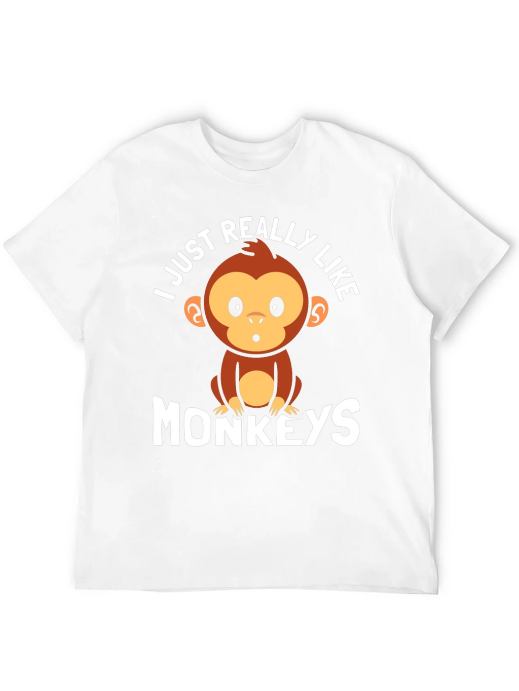I Just Really Like Monkeys Graphic Tee product image 11