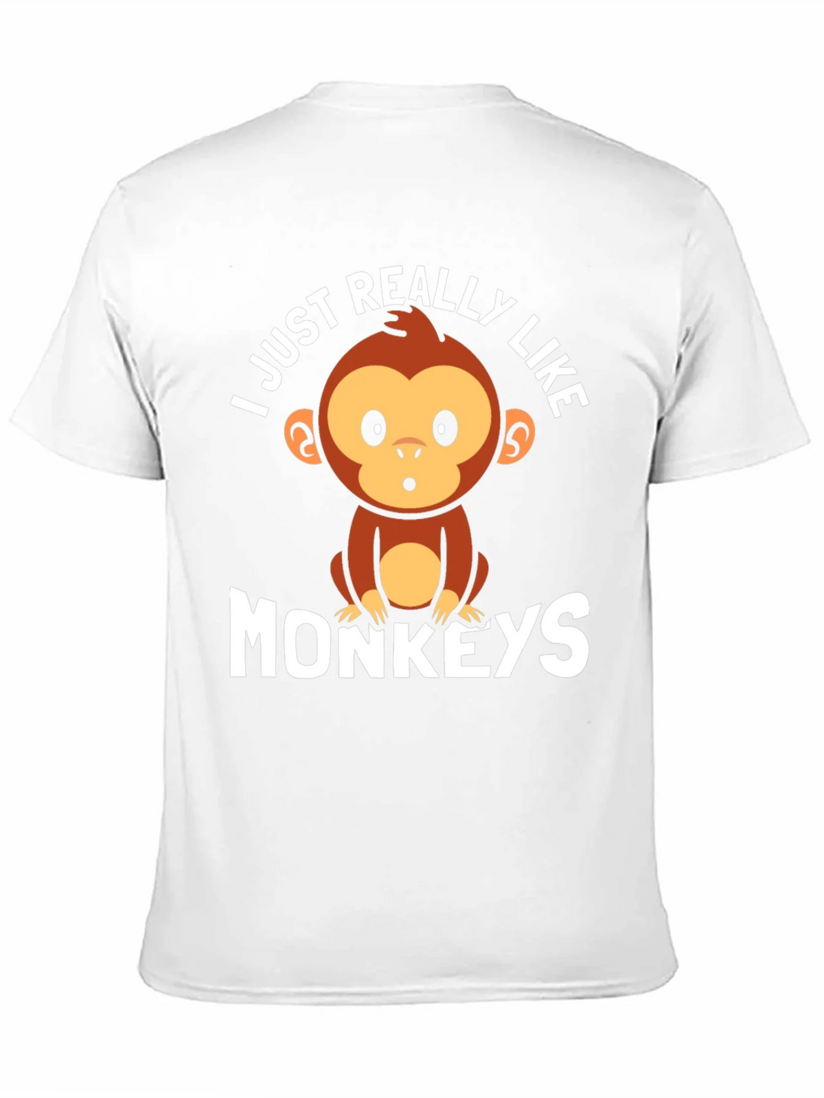 I Just Really Like Monkeys Graphic Tee product image 10