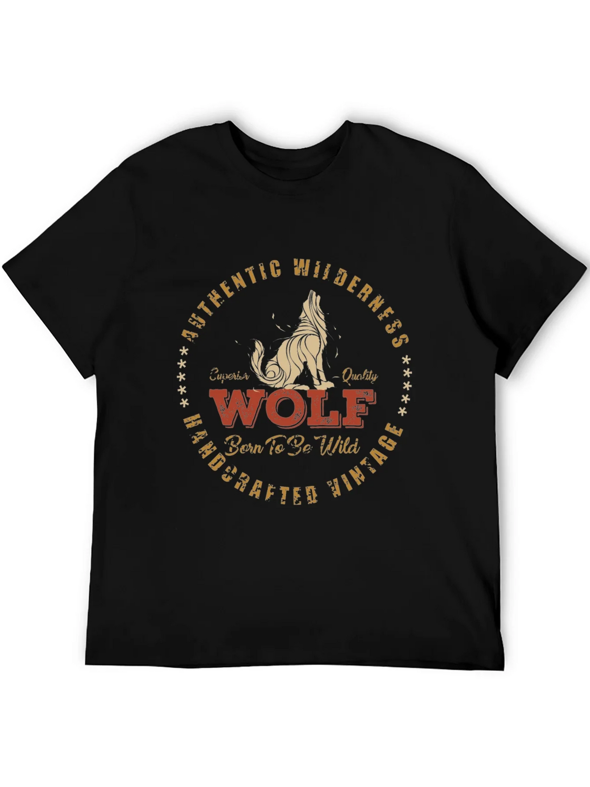 Vintage Wolf Graphic T-Shirt - Authentic Wilderness Design product image 5
