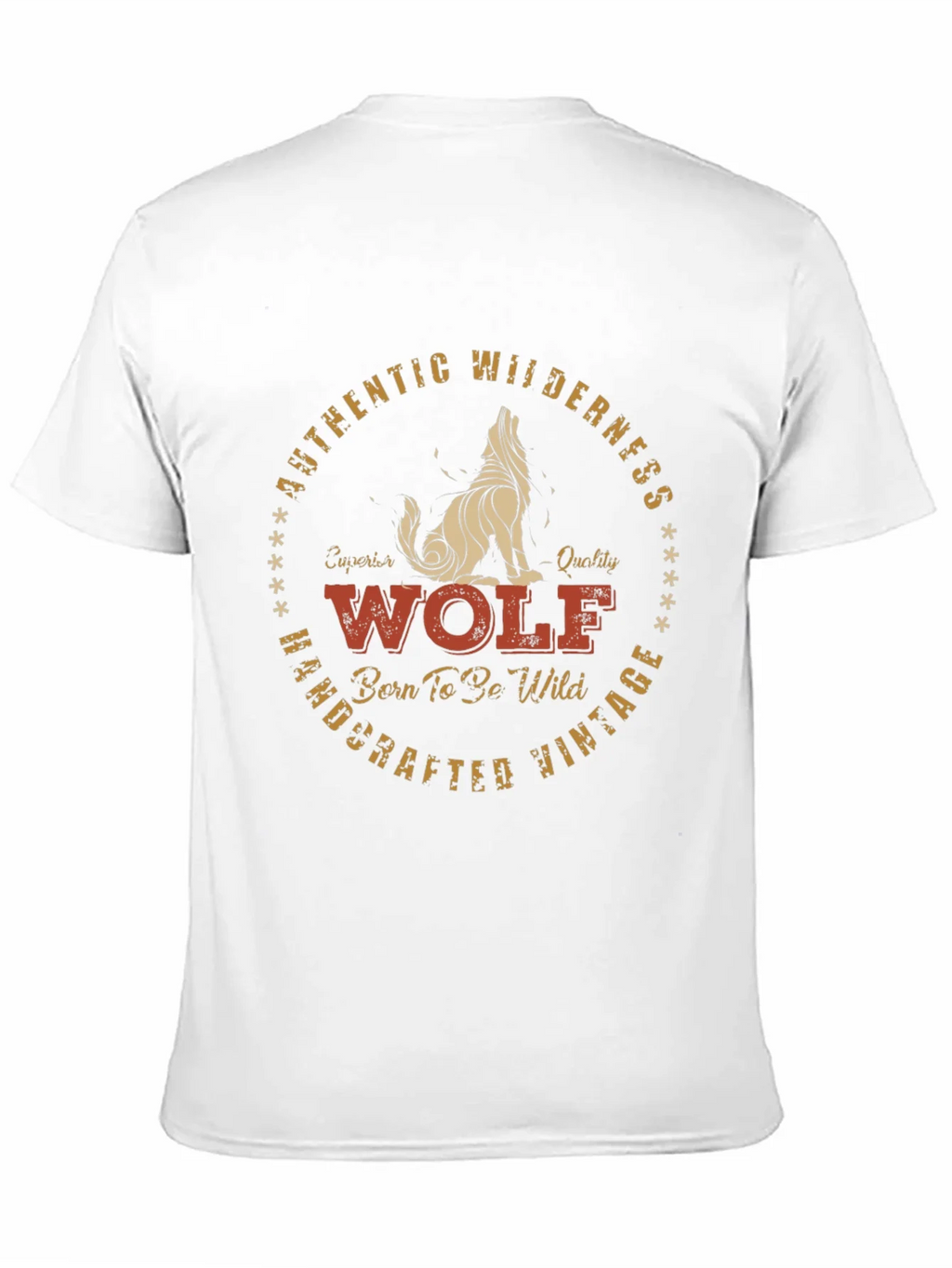 Vintage Wolf Graphic T-Shirt - Authentic Wilderness Design product image 10