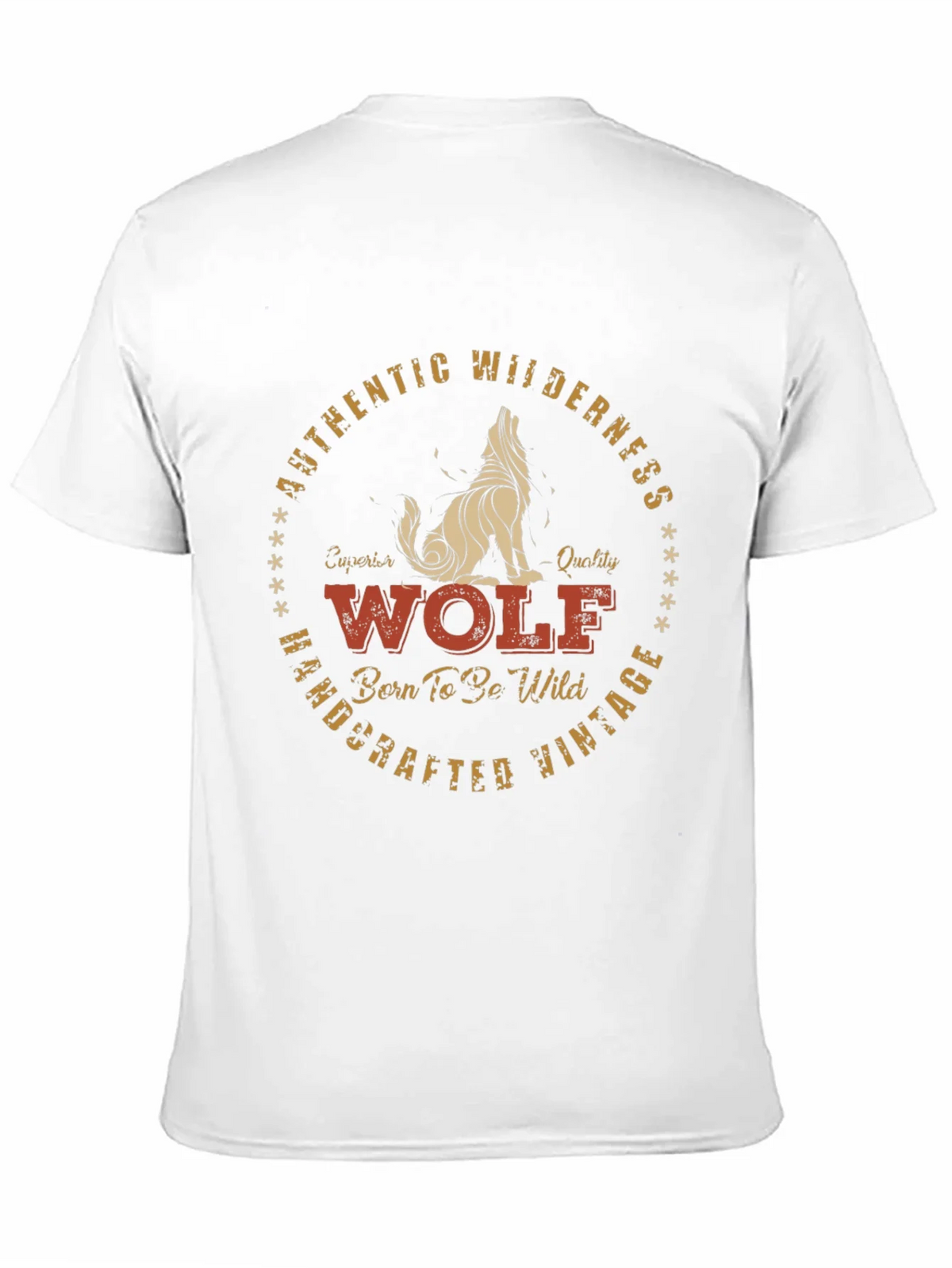 Vintage Wolf Graphic T-Shirt - Authentic Wilderness Design product image 10