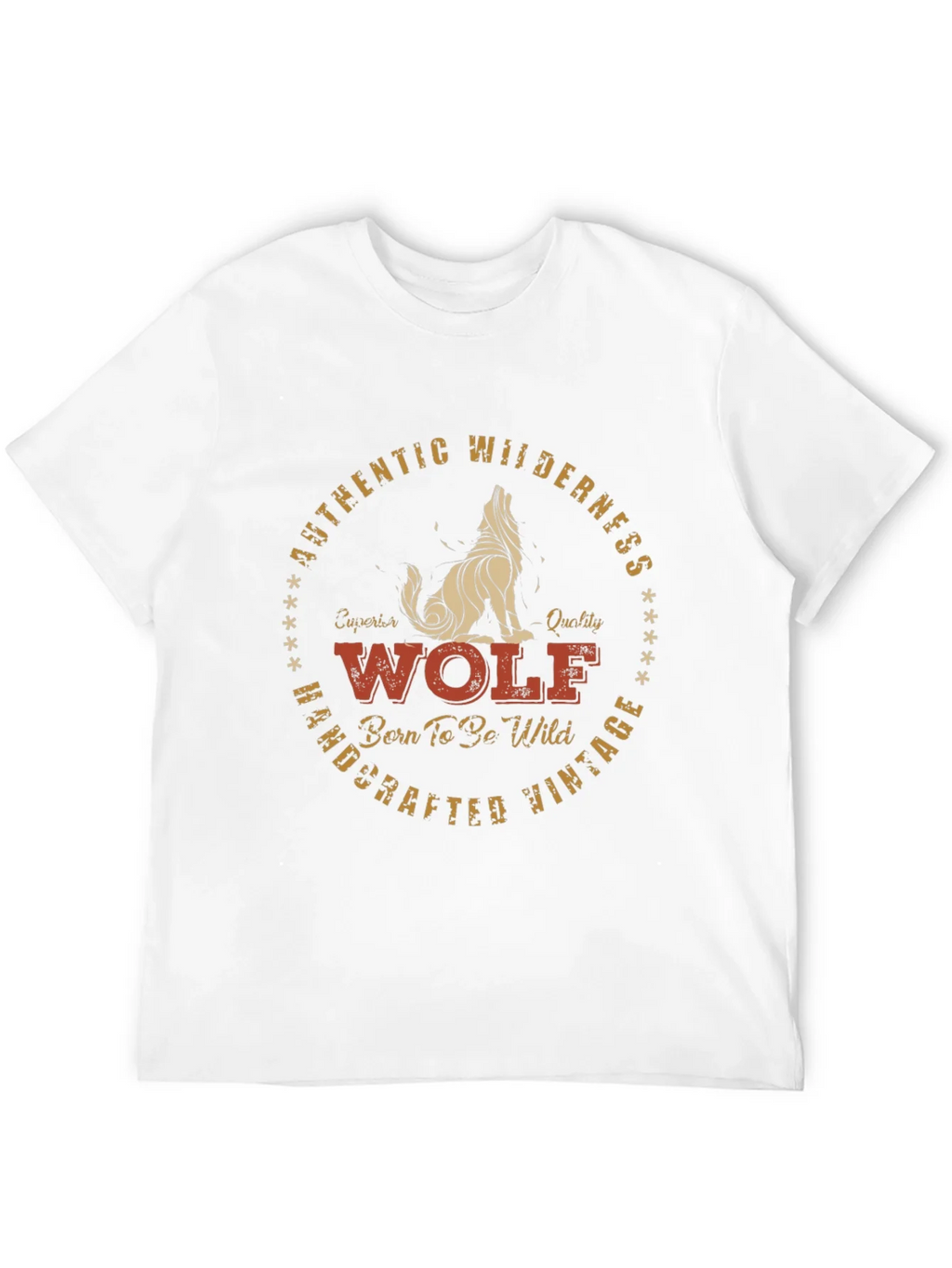 Vintage Wolf Graphic T-Shirt - Authentic Wilderness Design product image 11
