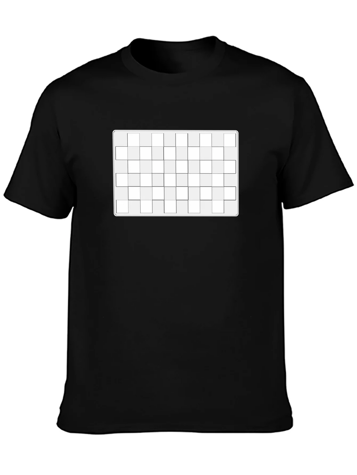 Mens Black T-Shirt with Patterned Design product image 3
