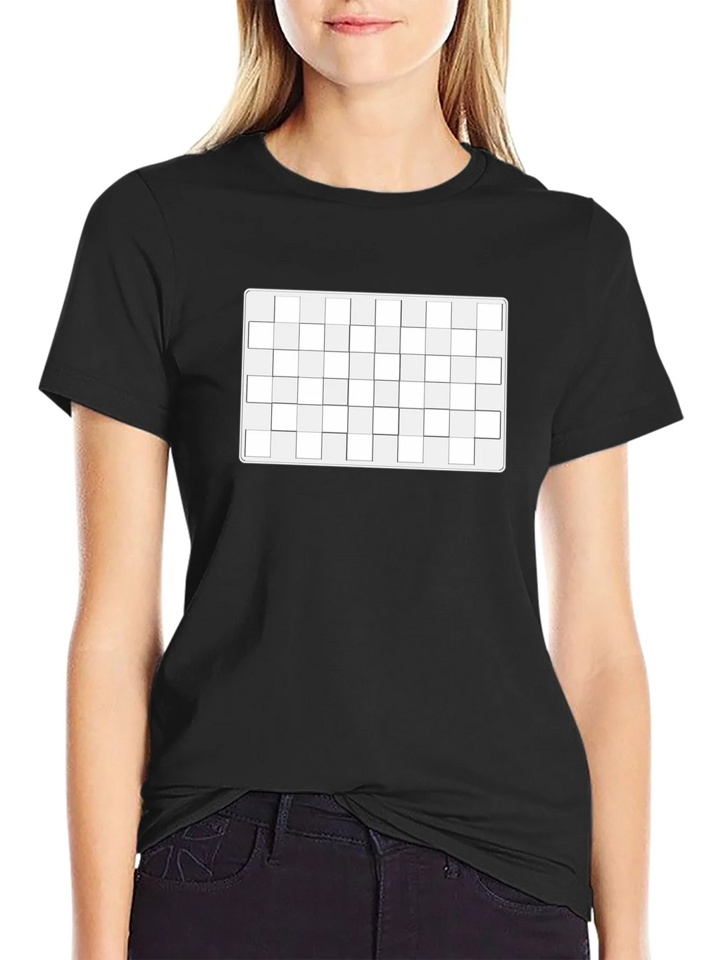 Mens Black T-Shirt with Patterned Design product image 2