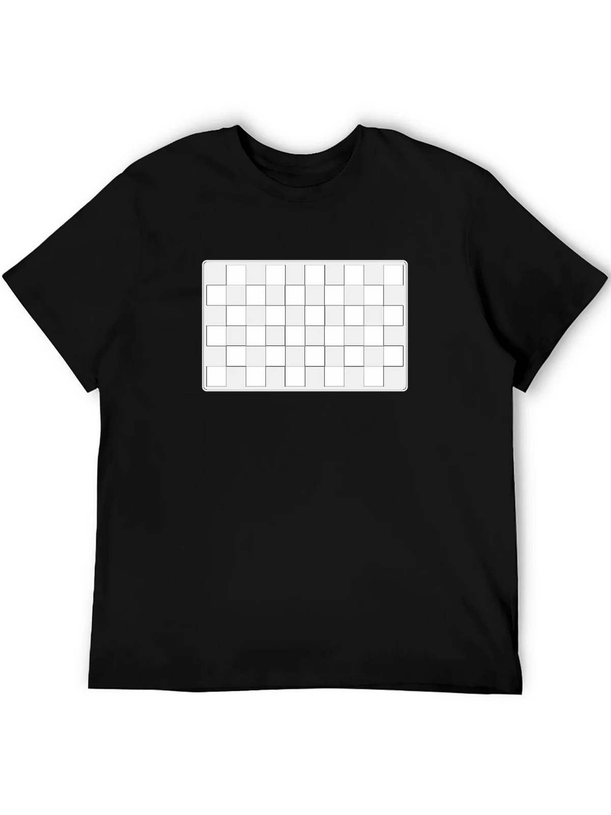 Mens Black T-Shirt with Patterned Design product image 5