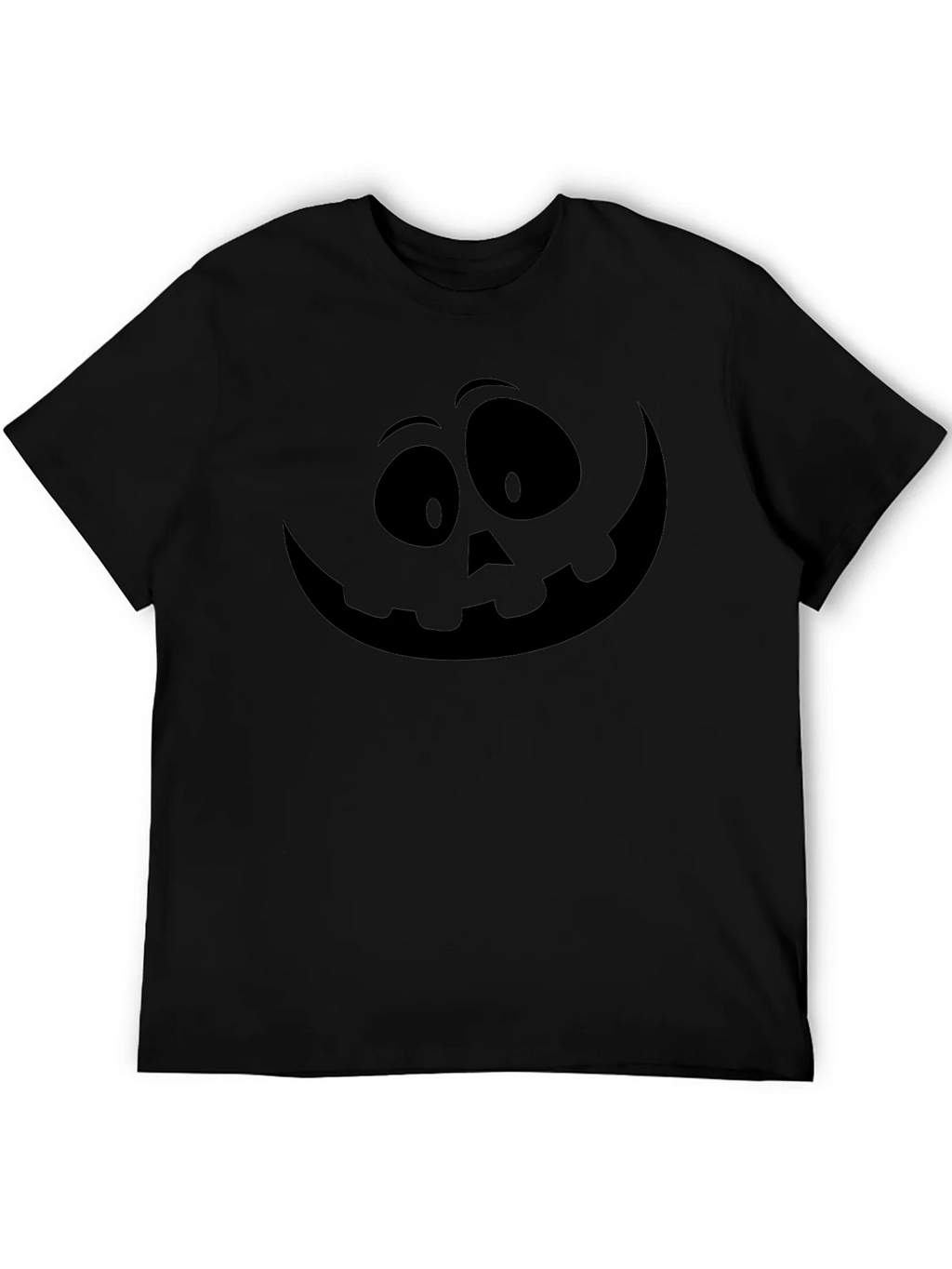Spooky Smile Black Graphic T-Shirt product image 5