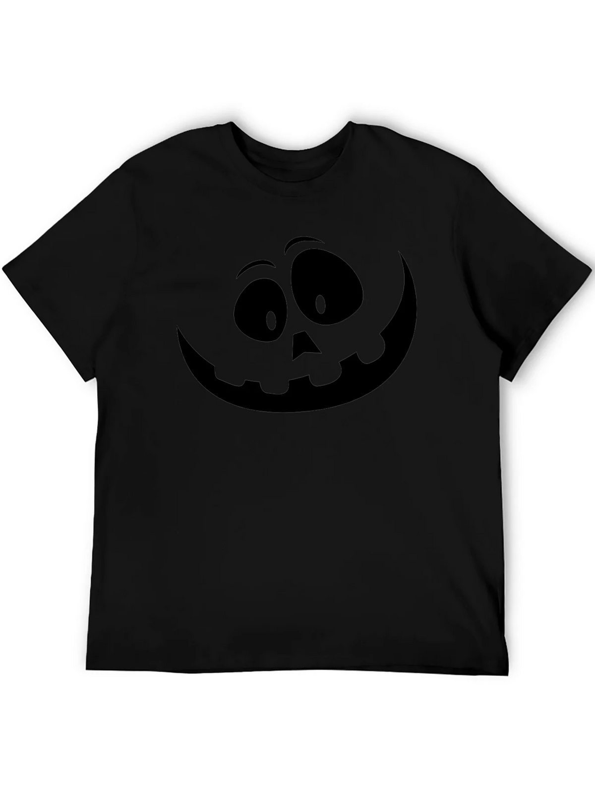 Spooky Smile Black Graphic T-Shirt product image 5
