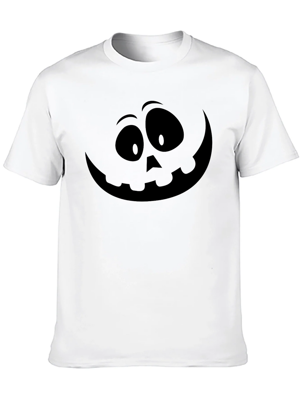 Spooky Smile Black Graphic T-Shirt product image 9
