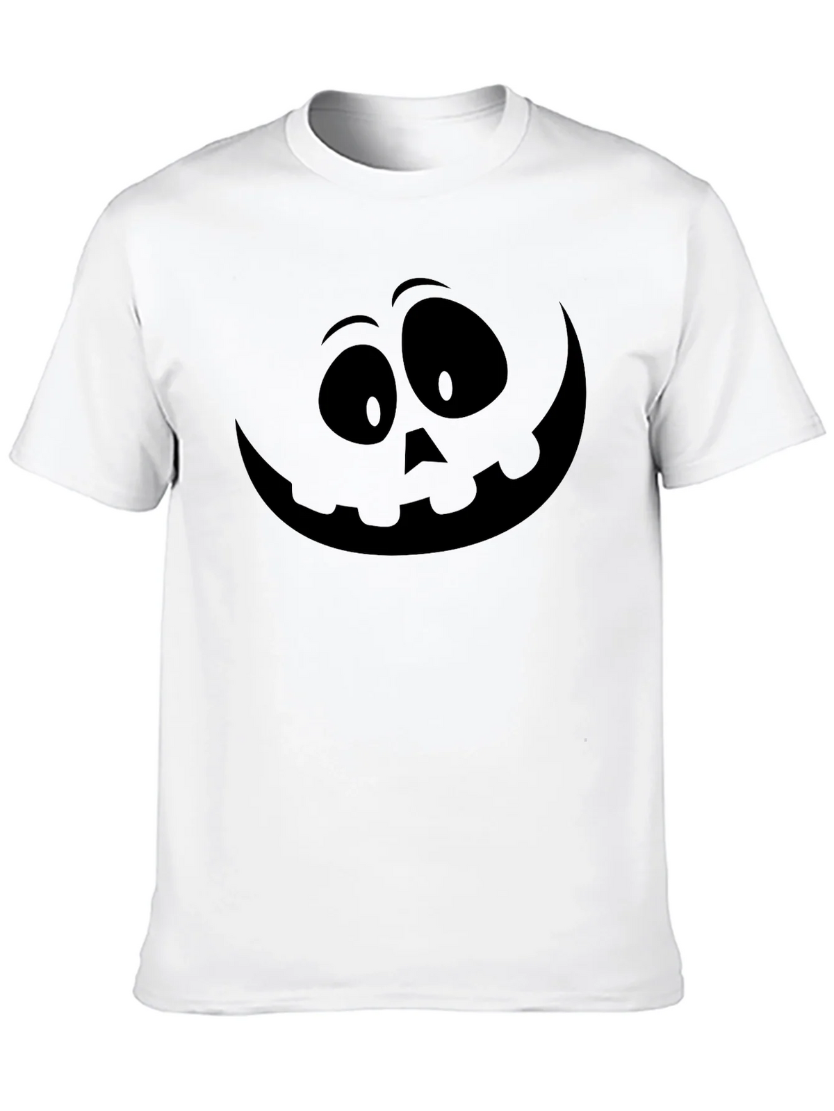 Spooky Smile Black Graphic T-Shirt product image 9