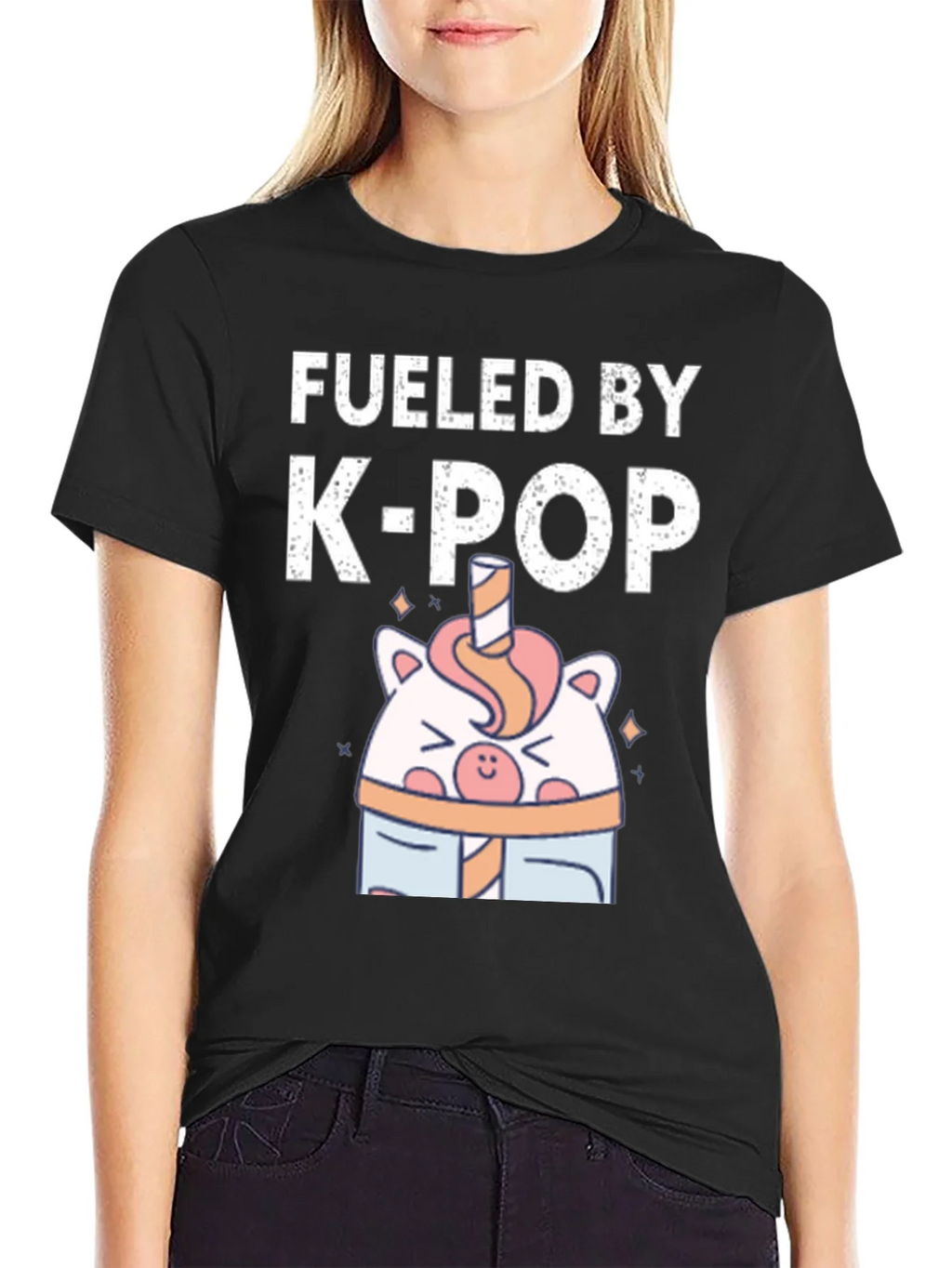 Fueled by K-Pop T-Shirt - Cute Kawaii Style product image 2