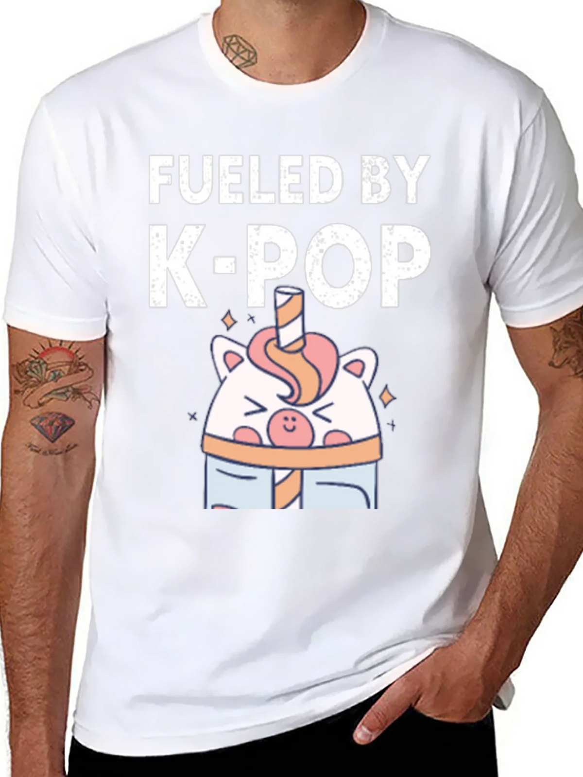 Fueled by K-Pop T-Shirt - Cute Kawaii Style product image 7