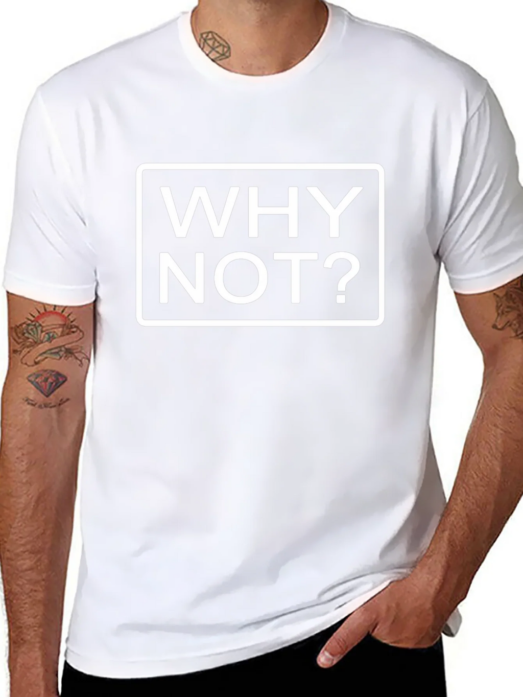 Why Not Graphic Tee - Black product image 7