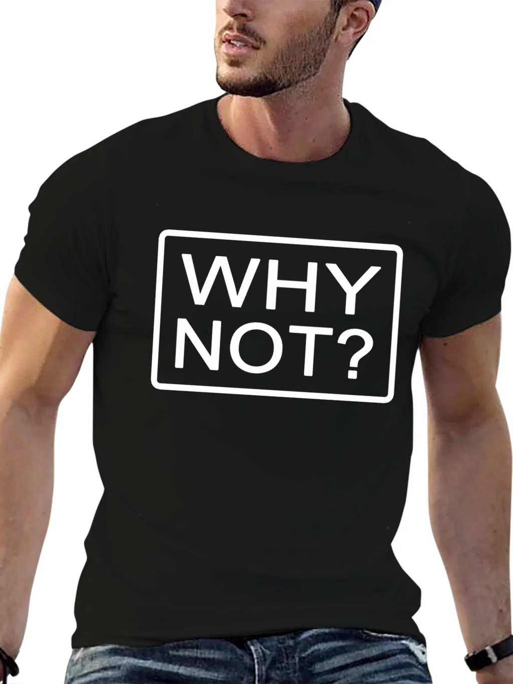 Why Not Graphic Tee - Black product image 6