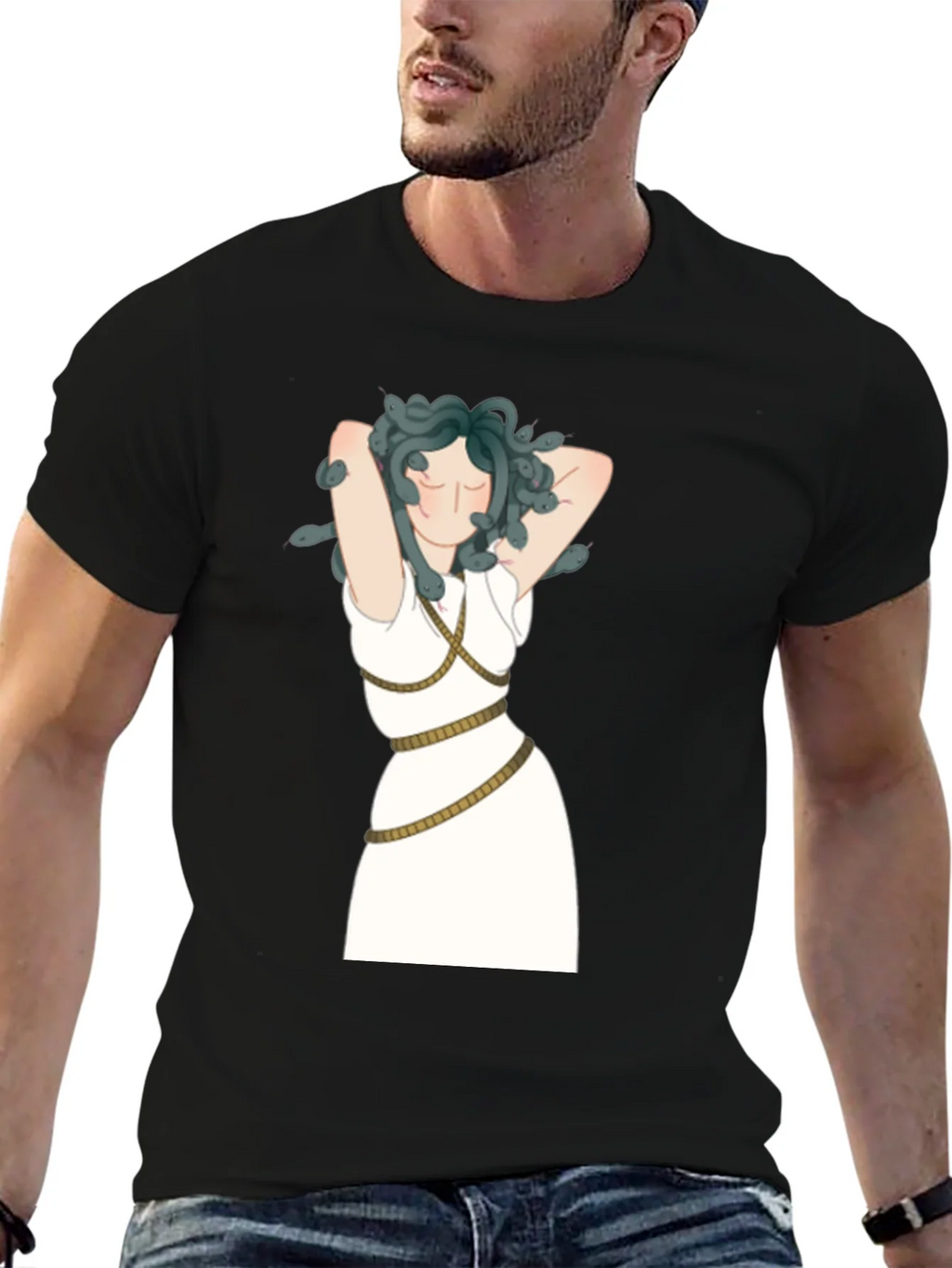 Medusa Graphic T-Shirt - Black product image 6