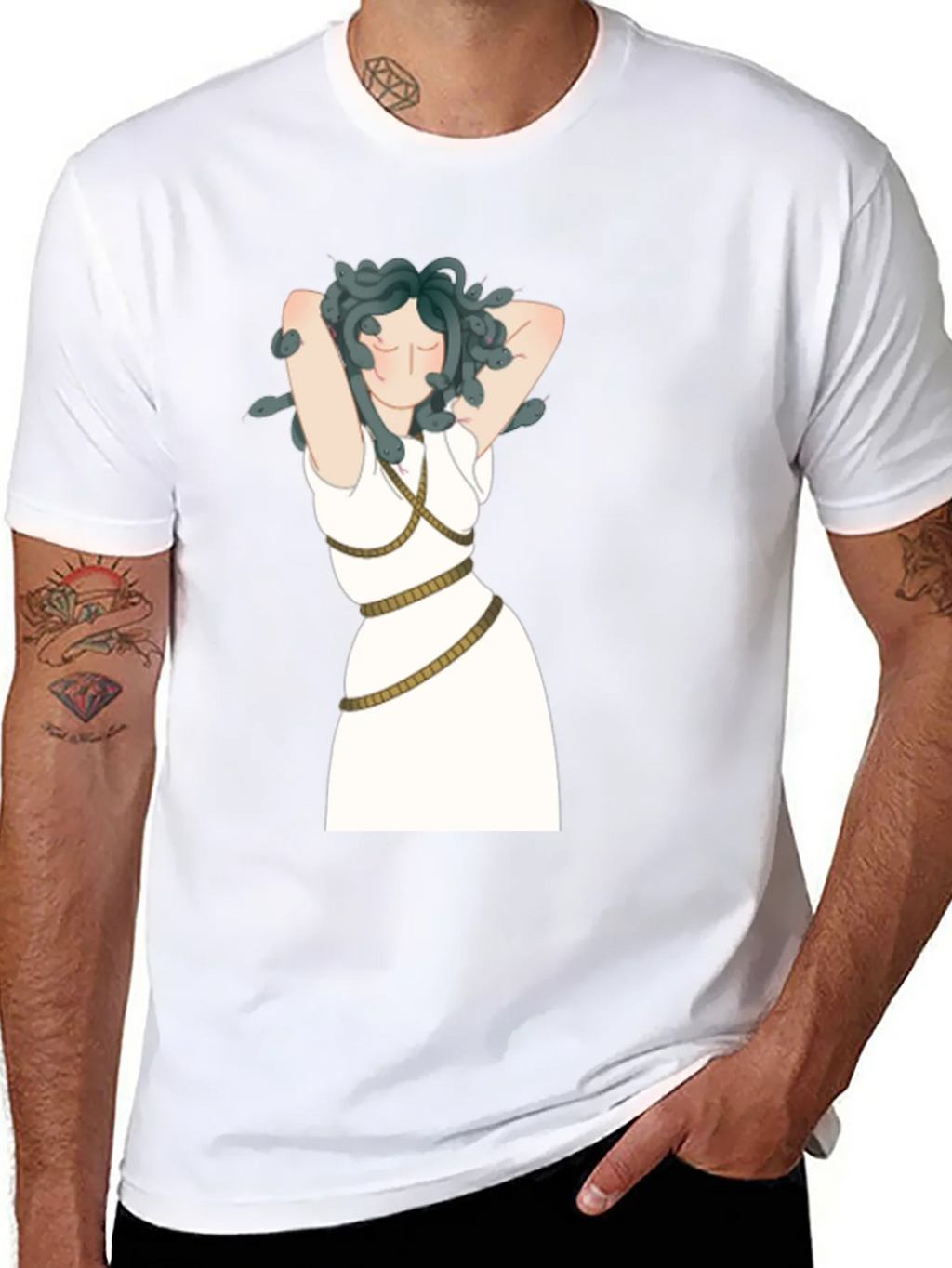 Medusa Graphic T-Shirt - Black product image 7