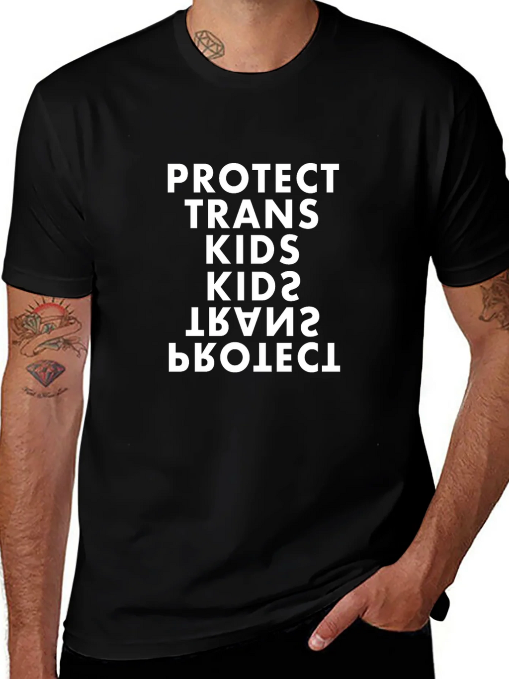 Protect Trans Kids T-Shirt | Support LGBTQ+ Equality product image 1