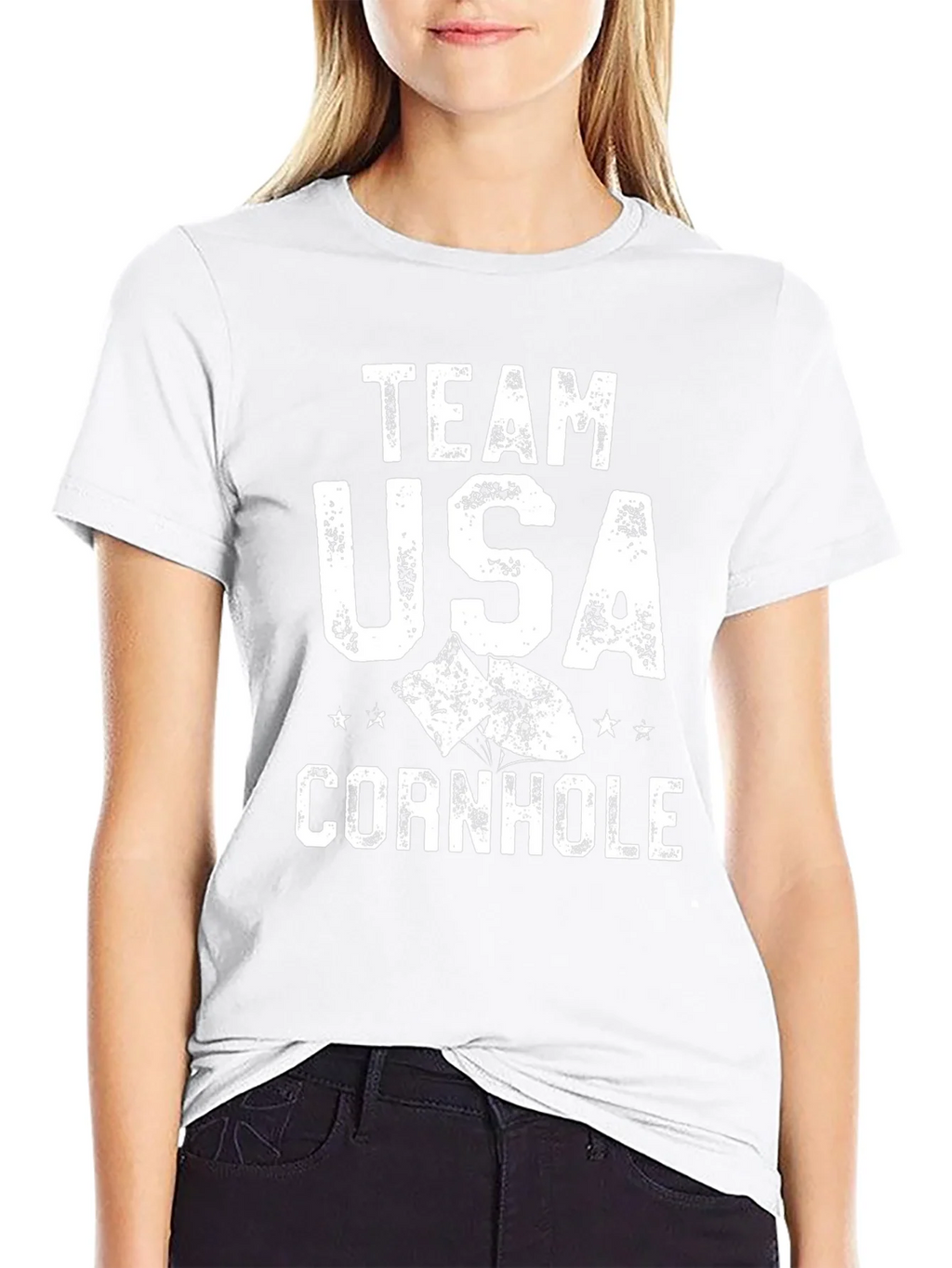 Team USA Cornhole T-Shirt product image 8