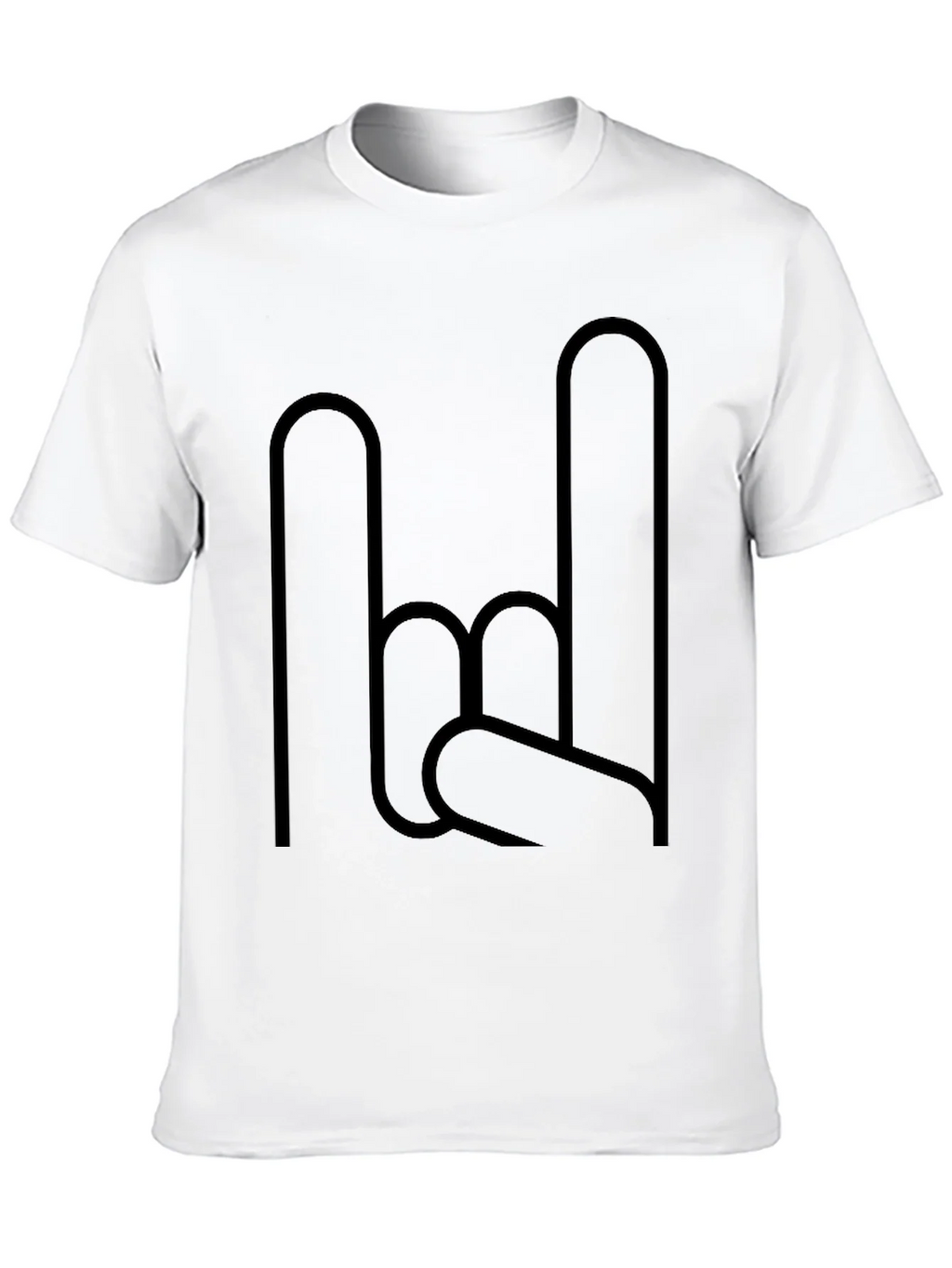 Rock On Graphic Black T-Shirt product image 9